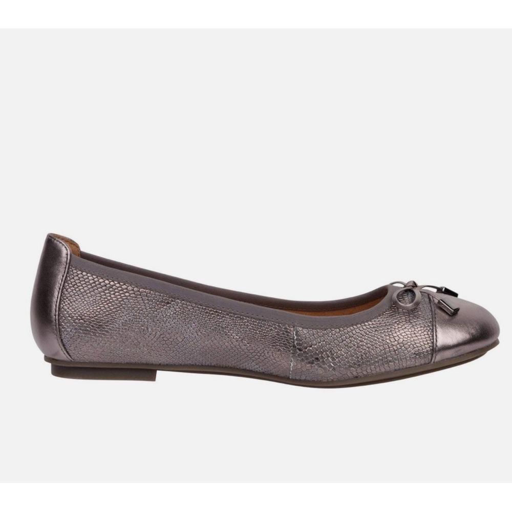 Vionic Minna Pewter (Dark Grey) Flats - Picture 4 of 7